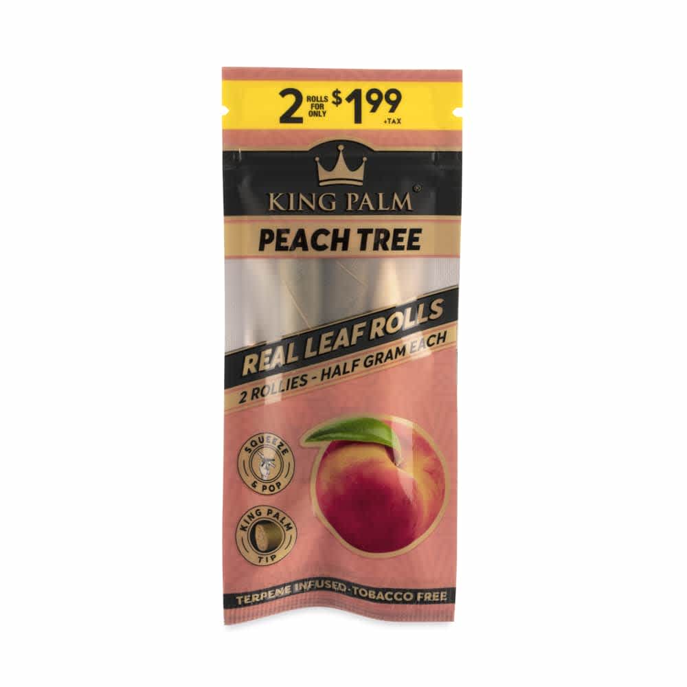 King Palm Alternatives Peach Tree King Palm Rollie Cones (0.5g) (2x Pack)