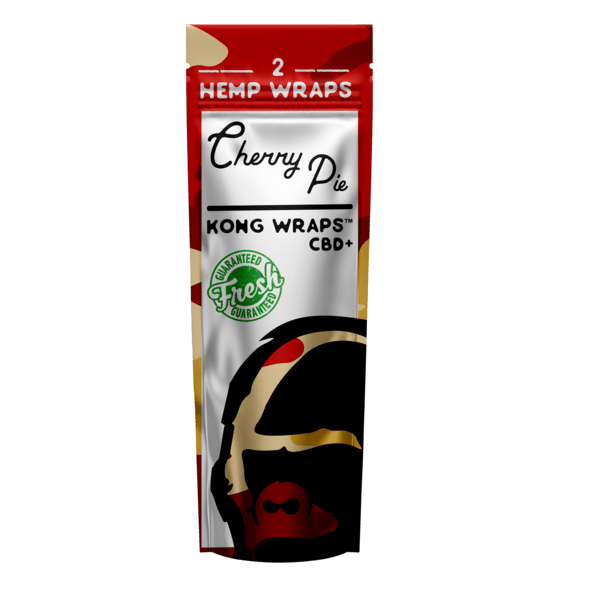 Kong Wraps Alternatives Cherry Pie Kong Wraps All-Natural Hemp Wraps (2x Pack)