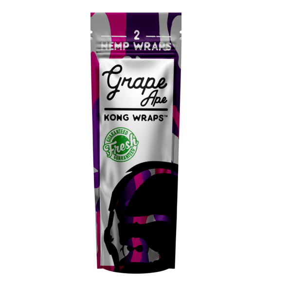 Kong Wraps Alternatives Grape Ape Kong Wraps All-Natural Hemp Wraps (2x Pack)