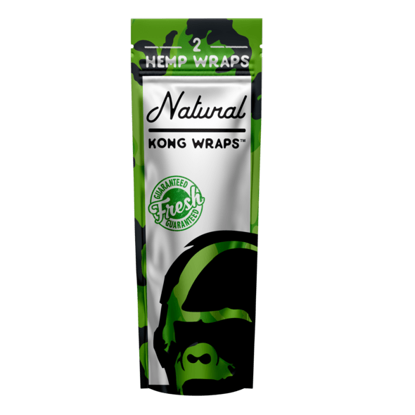 Kong Wraps Alternatives Natural Kong Wraps All-Natural Hemp Wraps (2x Pack)