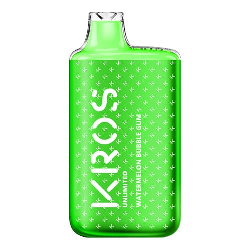 KROS Disposable Vape Watermelon Bubble Gum KROS Unlimited Disposable Vape (5%, 6000 Puffs)