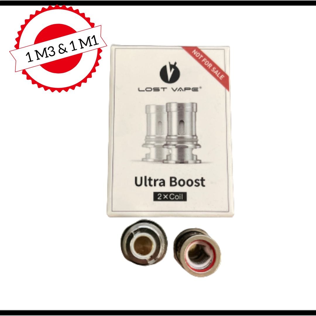 Lost Vape Coils .15ohm M3 & .3ohm M1 (Pack of 2) Lost Vape Ultra Boost M Series Replacement Coils