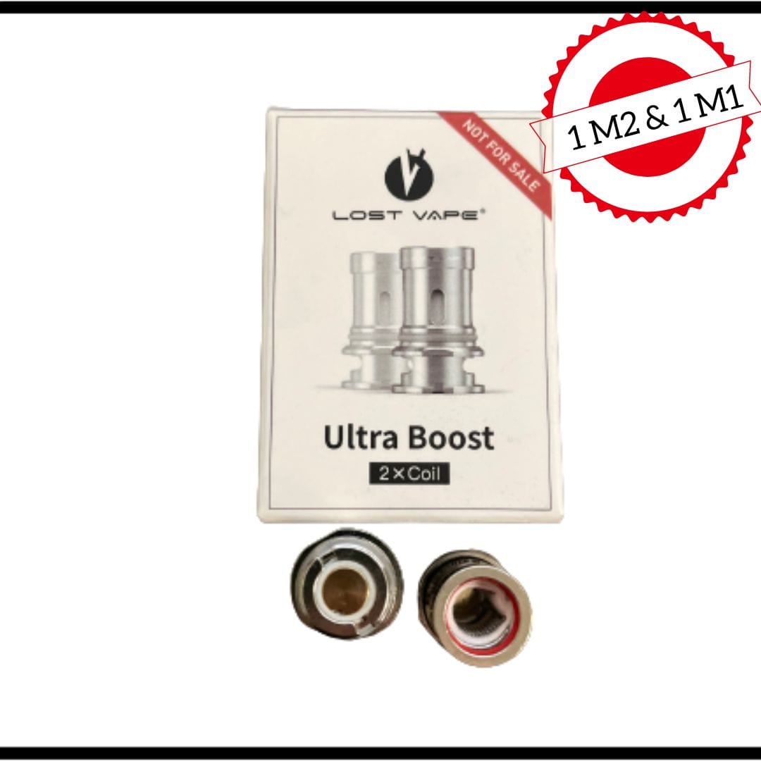 Lost Vape Coils .6ohm M2 & .3ohm M1 (Pack of 2) Lost Vape Ultra Boost M Series Replacement Coils