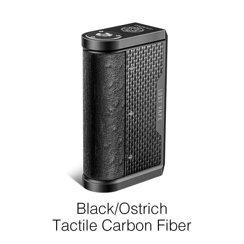 Lost Vape Mods Black/Ostrich Tactile Carbon Fiber Lost Vape CENTAURUS DNA250C