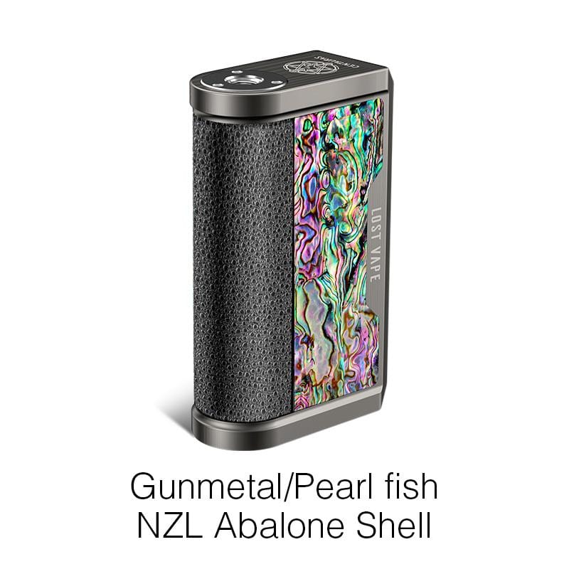 Lost Vape Mods Gunmetal/Pearl Fish - Abalone Shell Lost Vape CENTAURUS DNA250C
