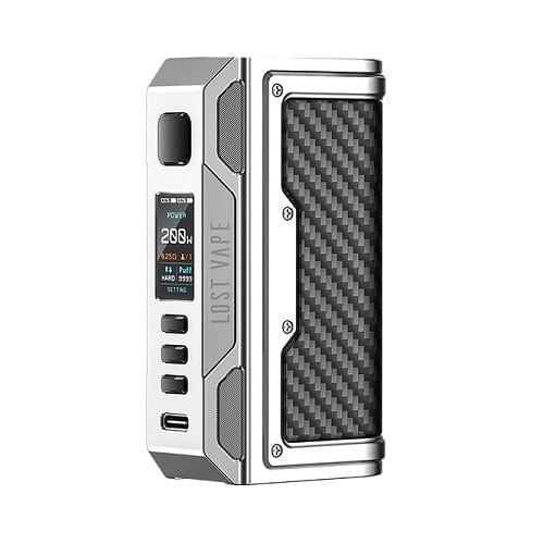 Lost Vape Mods Stainless Steel/Carbon Fiber Lost Vape Thelema Quest 200W Mod