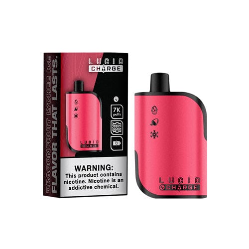 Lucid Air Disposable Vape Dragonfruit Lychee Ice Lucid Charge Disposable Vape (5%, 7000 Puffs)