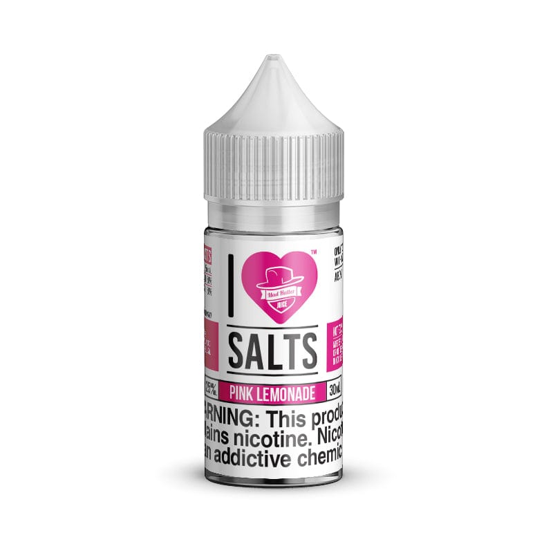 Mad Hatter Juice Juice I Love Salts Pink Lemonade 30ml Nic Salt Vape Juice