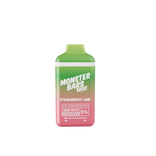 Monster Bar Disposable Vape Strawberry Lime Monster Bar MAX Disposable Vape (5%, 12mL)