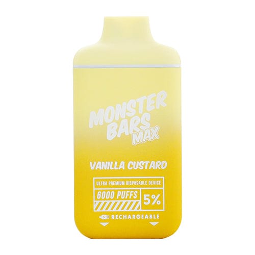 Monster Bar Disposable Vape Vanilla Custard Monster Bar MAX Disposable Vape (5%, 12mL)