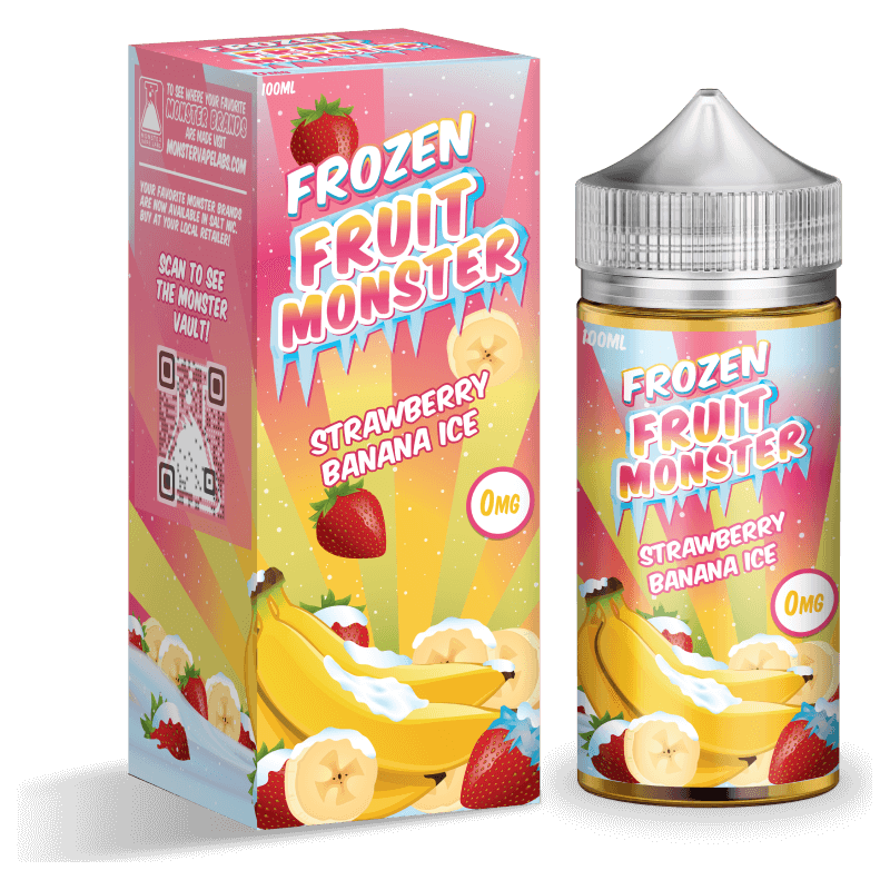 Monster Vape Labs Juice Frozen Fruit Monster Strawberry Banana 100ml Vape Juice