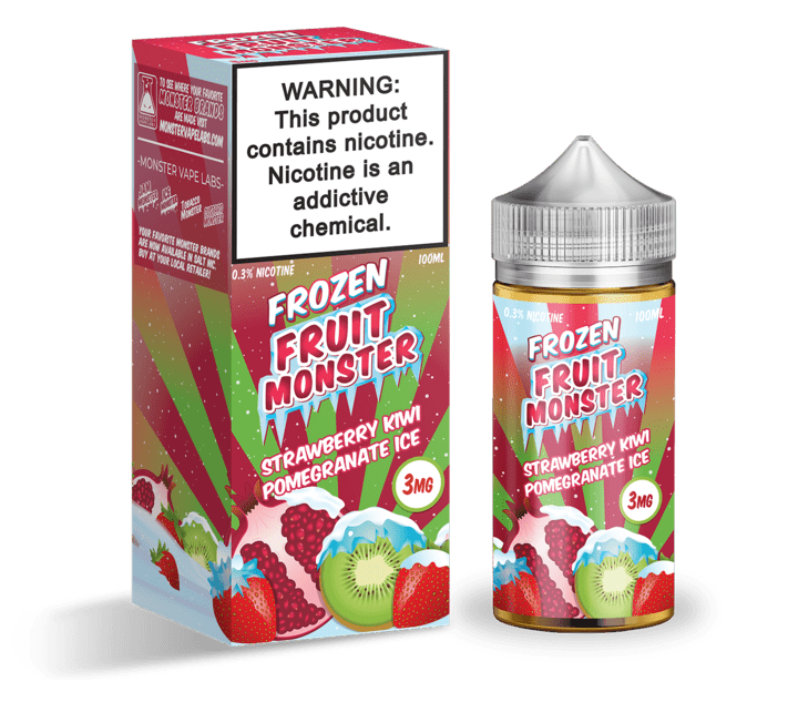 Monster Vape Labs Juice Frozen Fruit Monster Strawberry Kiwi Pomegranate Ice 100ml Vape Juice