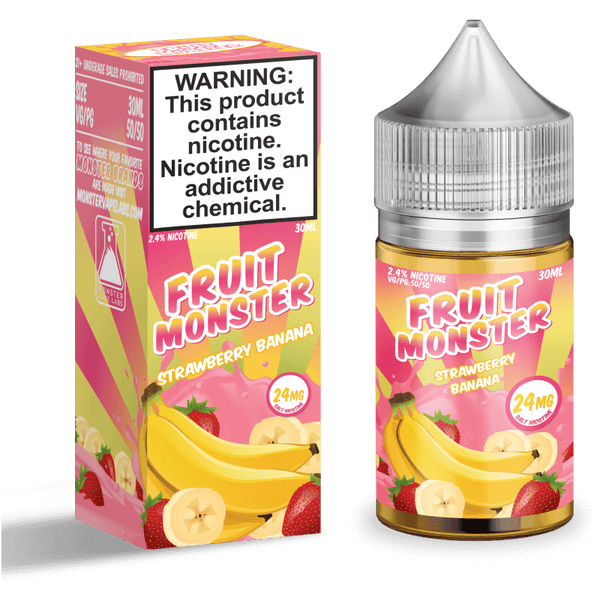 Fruit Monster Strawberry Banana 30ml Nic Salt Vape Juice
