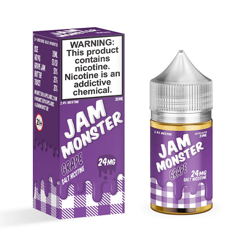 Monster Vape Labs Juice Grape 30ml Nic Salt Vape Juice - Jam Monster