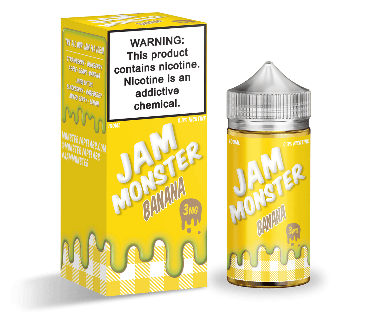 Monster Vape Labs Juice Jam Monster Banana 100ml Vape Juice