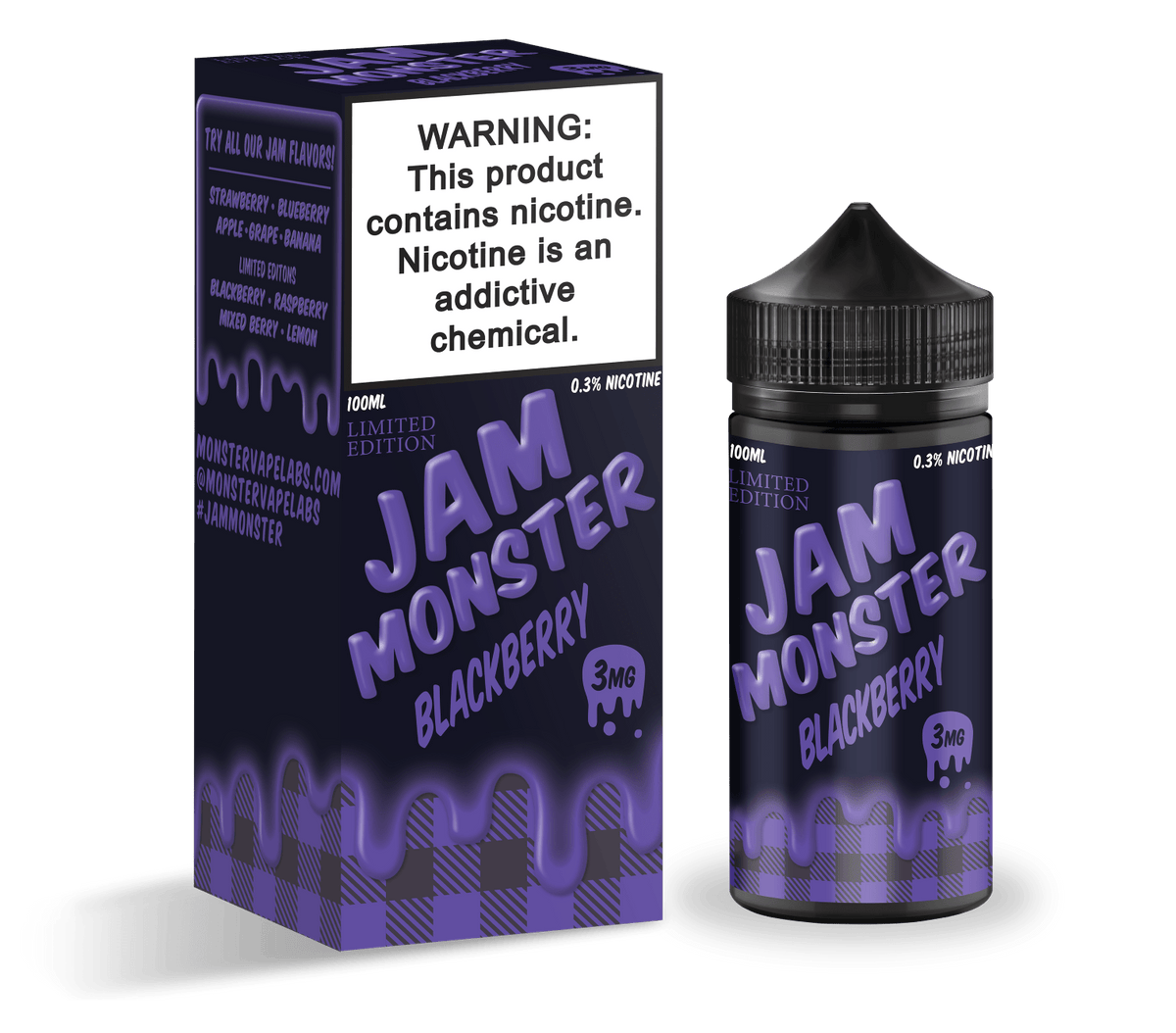 Monster Vape Labs Juice Jam Monster Blackberry 100ml Vape Juice