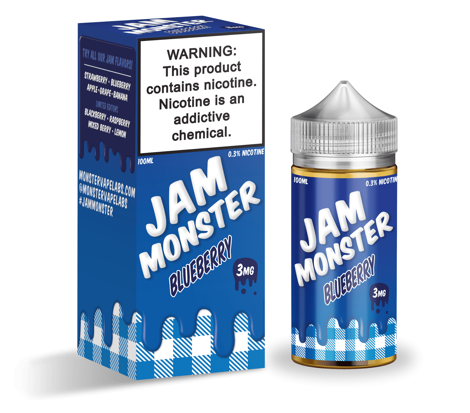 Monster Vape Labs Juice Jam Monster Blueberry 100ml Vape Juice