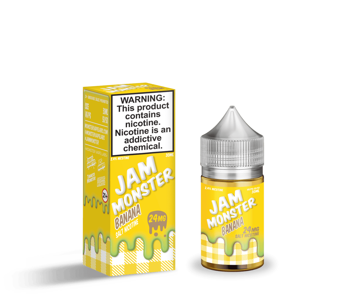 Monster Vape Labs Juice Jam Monster Salts Banana 30ml Nic Salt Vape Juice