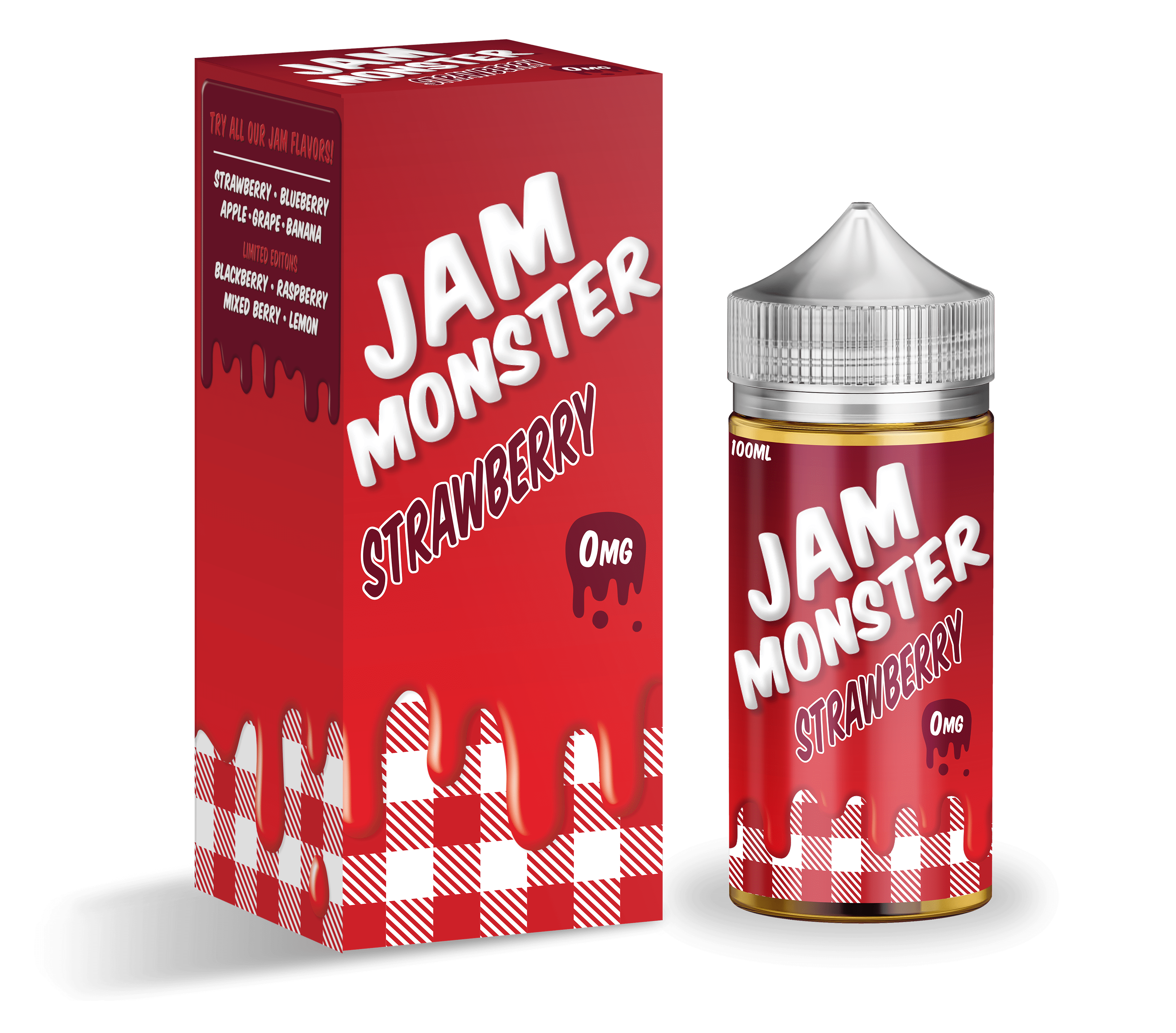 Monster Vape Labs Juice Jam Monster Strawberry 100ml Vape Juice