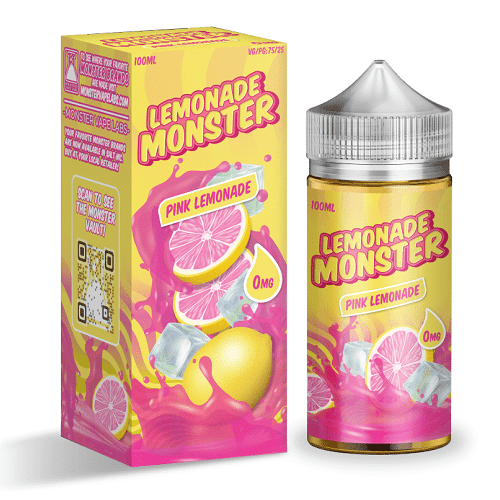 Monster Vape Labs Juice Pink Lemonade 100ml Vape Juice - Lemonade Monster