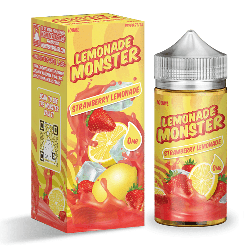 Monster Vape Labs Juice Strawberry Lemonade 100ml Vape Juice - Lemonade Monster