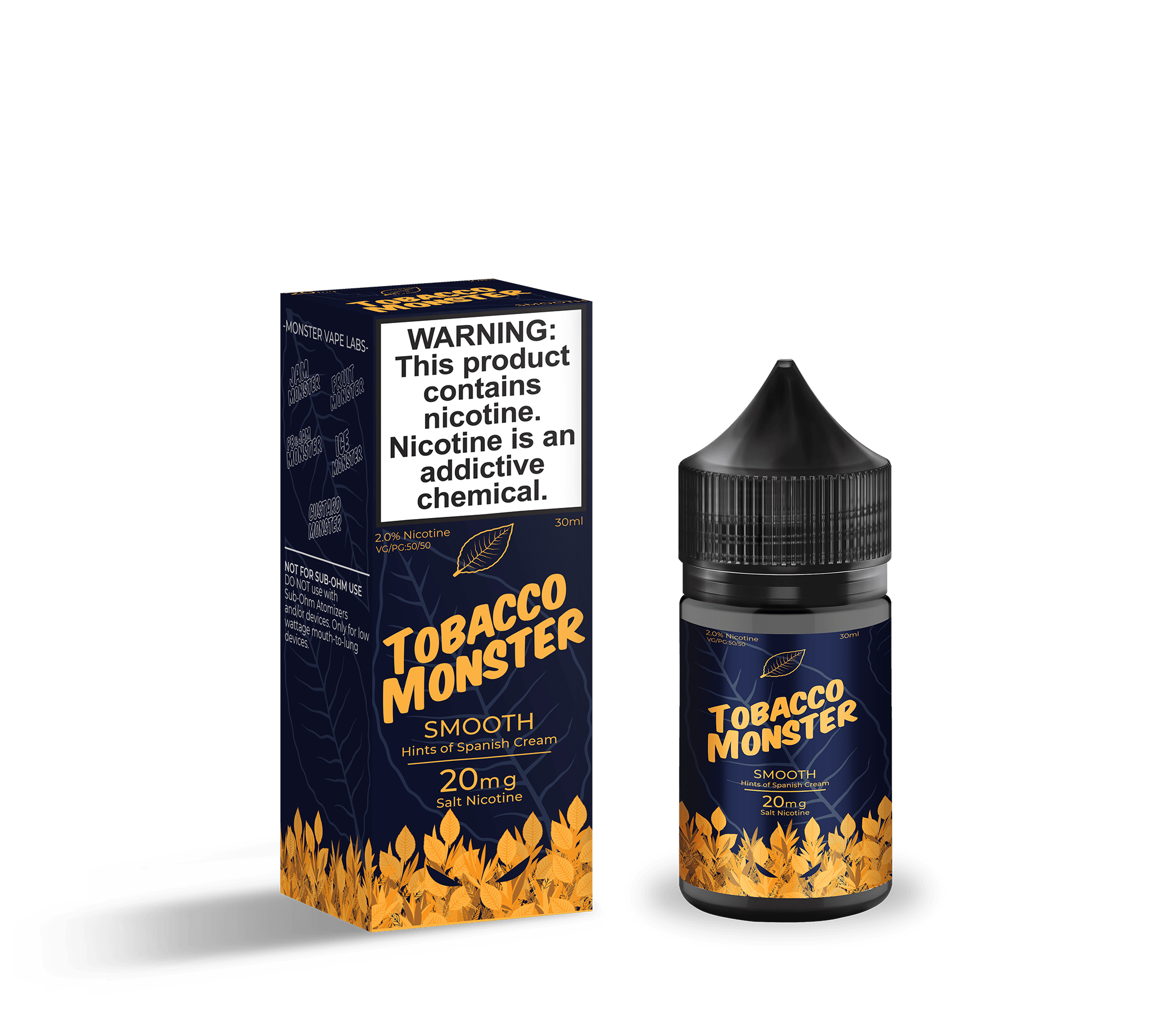 Monster Vape Labs Juice Tobacco Monster Salts Smooth 30ml Nic Salt Vape Juice