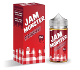 Monster Vape Labs ZERO MG 0mg Jam Monster Strawberry 100ml Vape Juice - 0mg