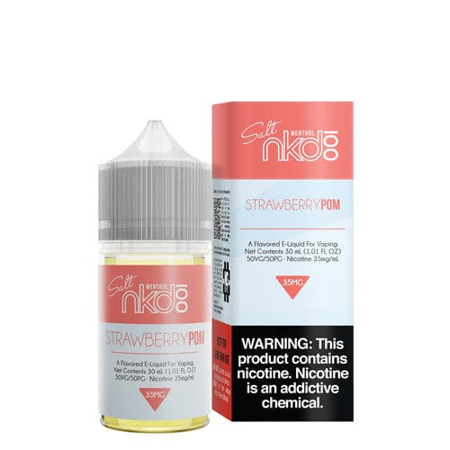 Naked 100 Juice NKD 100 Salt Menthol Strawberry POM 30ml Nic Salt Vape Juice (Previously Brain Freeze)