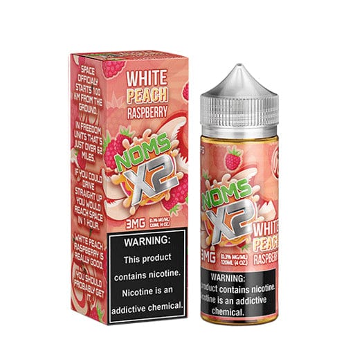 Nomenon Juice Noms X2 White Peach Raspberry 120ml Vape Juice