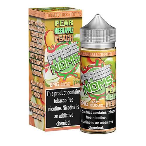 Nomenon Juice Pear Green Apple Peach TF 120ml Vape Juice - Free Noms