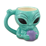 Eightvape Alternatives Alien Novelty Wake n Bake Coffee Mug Pipe