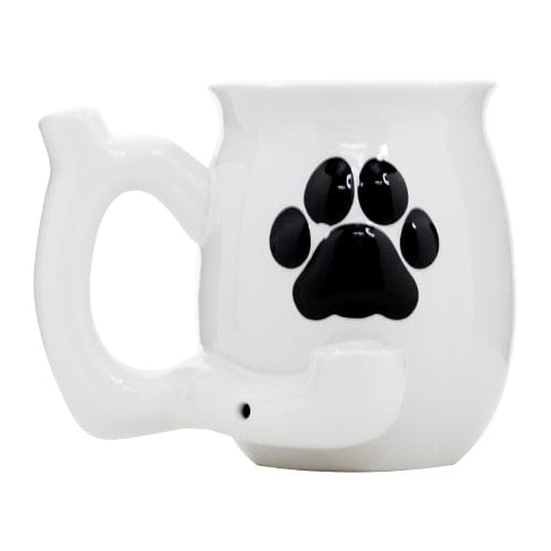 Eightvape Alternatives Embossed Paw Novelty Wake n Bake Coffee Mug Pipe