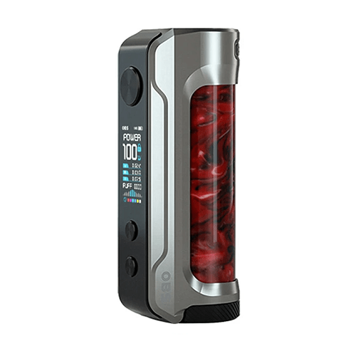 OBS Mods Stainless Steel Ruby Red OBS Engine 100W Box Mod