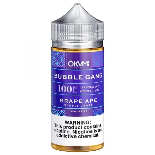 Okami Juice Grape Ape / 3mg Okami Bubble Gang Collection 100ml Vape Juice