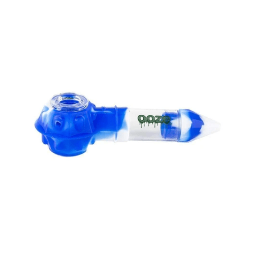 Ooze Alternatives Blue/White Ooze Bowser Silicone Pipe
