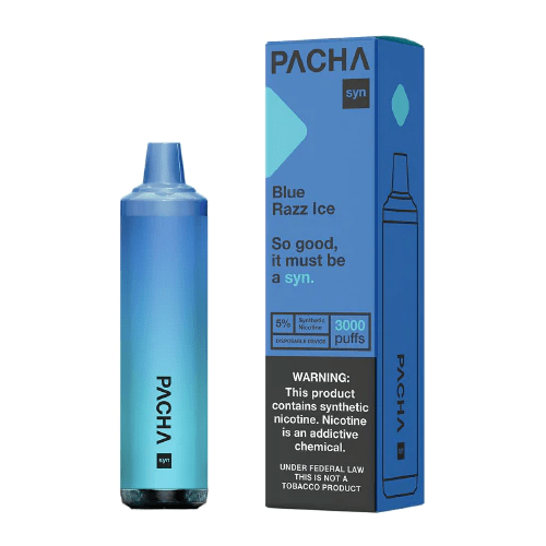 Pachamama Disposable Vape Blue Razz Ice Pacha Syn Disposable Vape - Pachamama (5%, 3000 Puffs)