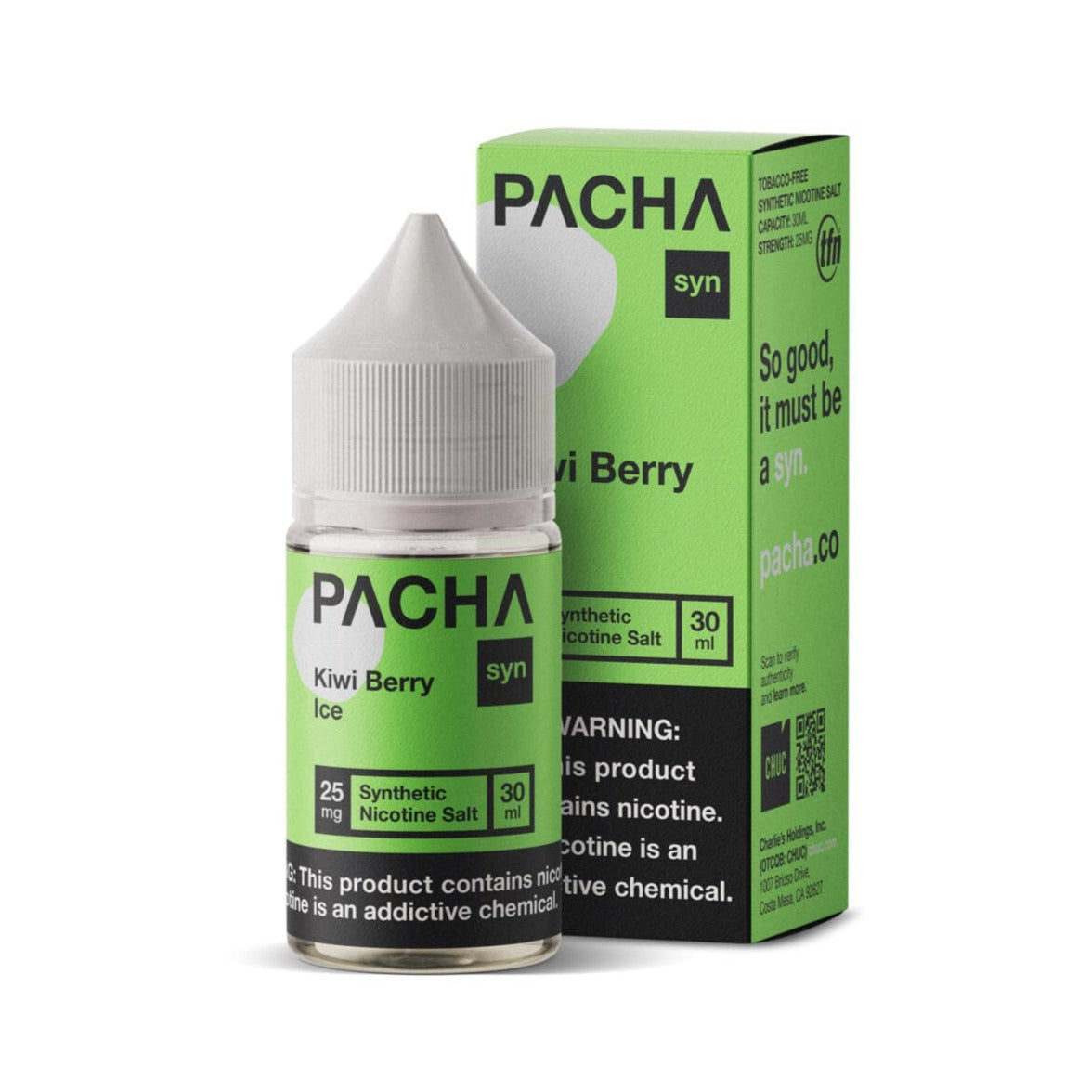 Pachamama Juice PACHA syn Kiwi Berry Ice 30ml Nic Salt Vape Juice - Pachamama