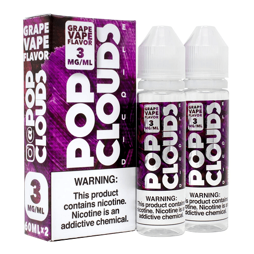 Pop Clouds Juice Pop Clouds Grape 2x 60ml Vape Juice