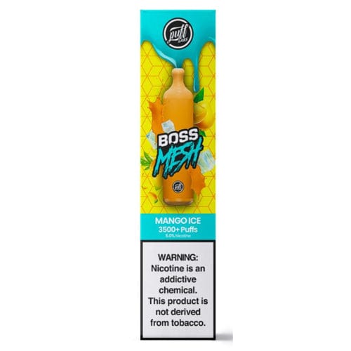 Puff Labs Disposable Vape Mango Ice Puff Labs Boss Mesh TF Disposable Vape