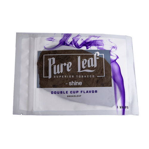 Pure Leaf Alternatives Double Cup Pure Leaf Tobacco Wraps (Pack of 3)