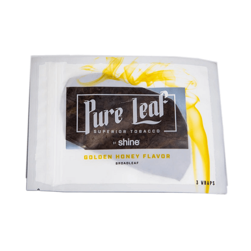 Pure Leaf Alternatives Golden Honey Pure Leaf Tobacco Wraps (Pack of 3)