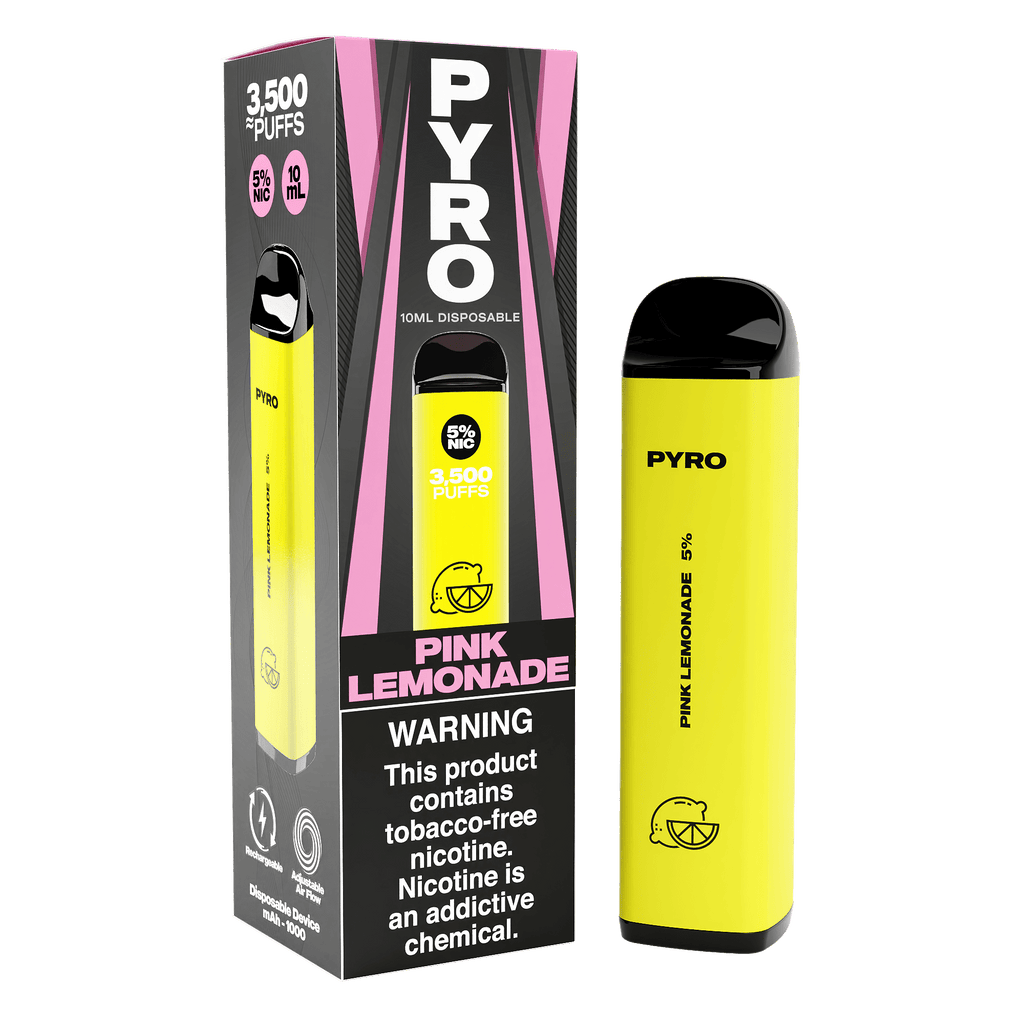 PYRO Disposable Vape Pink Lemonade PYRO 3500 Disposable Vape