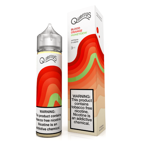 Qurious Juice Qurious Blood Orange Honeydew 60ml Synthetic Nicotine Vape Juice