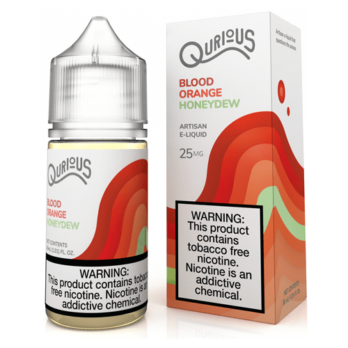 Qurious Juice Qurious Salts Blood Orange Honeydew 30ml Synthetic Nic Salt Vape Juice