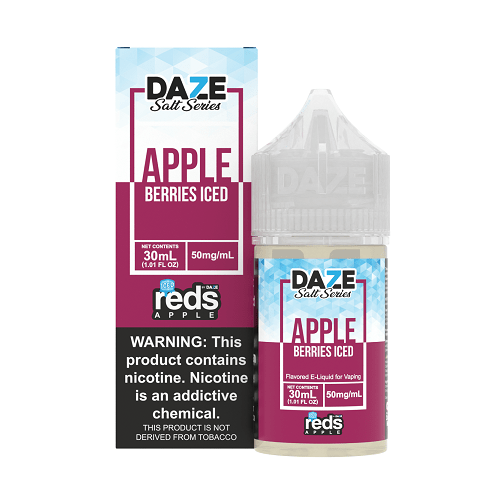 Reds Apple E-Juice Juice Berries ICED 30ml TF Nic Salt Vape Juice - Red's Apple