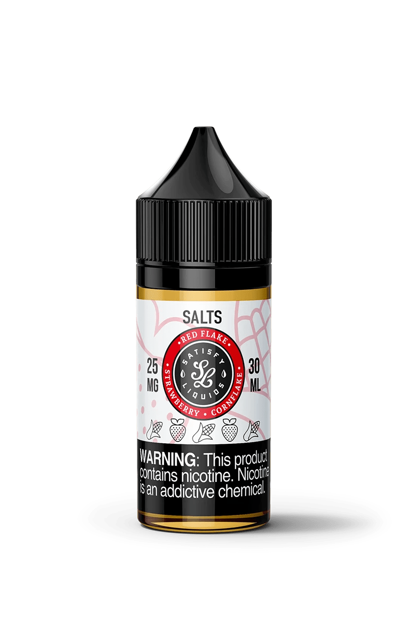Satisfy Liquids Juice Satisfy E-Liquids Red Flake 30ml Nic Salt Vape Juice