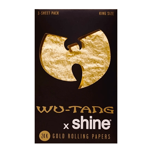 Shine King Alternatives Wu Tang x Shine 24k Rolling Papers (3 Sheets) Shine King 24k Rolling Papers