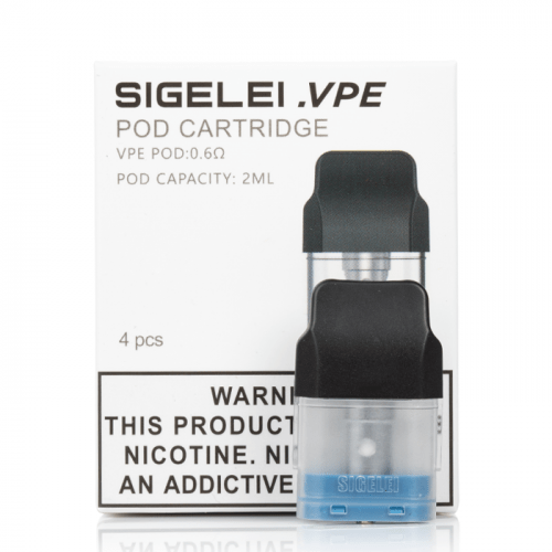 Sigelei Pods 0.6ohm Sigelei VPE Replacement Pods (Pack of 4)