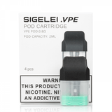 Sigelei Pods 0.8ohm Sigelei VPE Replacement Pods (Pack of 4)