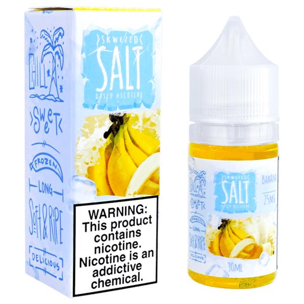 Skwezed Salts Banana Ice 30ml Nic Salt Vape Juice